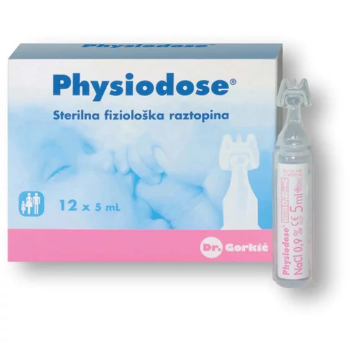 Dr. Gorkič fiziološka raztopina physiodose 12x5 ml