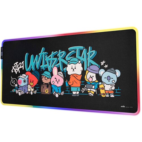 Grupo Erik Podloga za miš i tipkovnicu BT21 s LED rasvjetom, 90 x 40 cm Cene