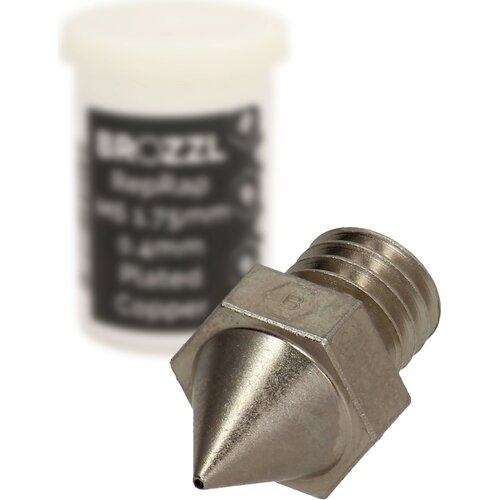 BROZZL Plated Copper Nozzle for the Raise3D Pro2, 0.4 mm Cene