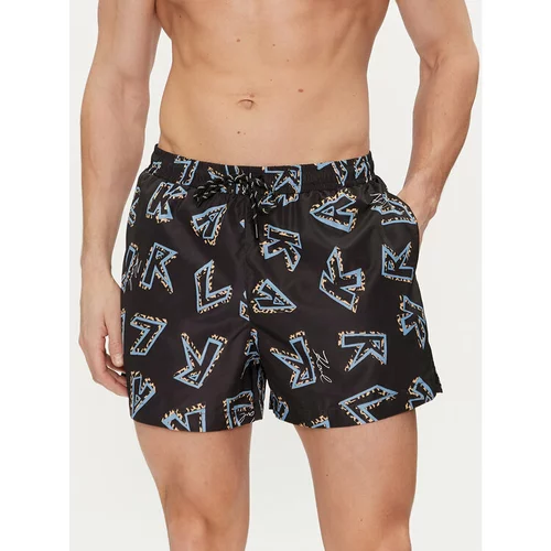 Karl Lagerfeld Kratke hlače za na plažo 241M2212 Pisana Regular Fit