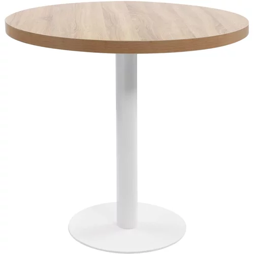 Bistro stol svjetlosmeđi 80 cm MDF
