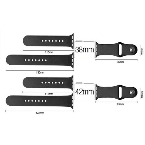  Narukvica Apple Watch Silicon Strap camelia M/L 42/44mm Cene