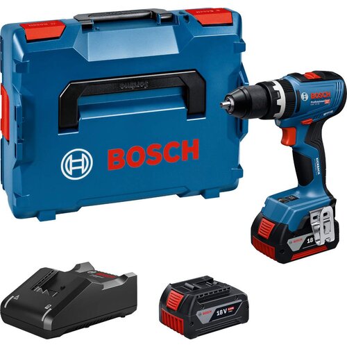 Bosch Akumulatorska vibraciona bu&scaron;ilica - odvrtač GSB 18V-65, 18V, 2x5,0Ah + L-BOXX 136 06019N3303 Cene