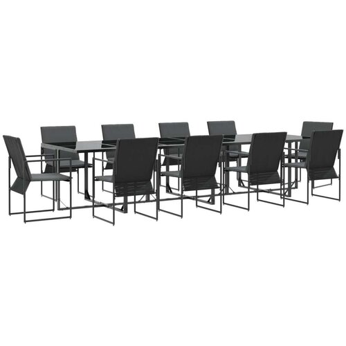 VidaXL Set od 4 Tamno siva Aluminij i staklo Veliki Pro&amp;scaron;irivi Slike