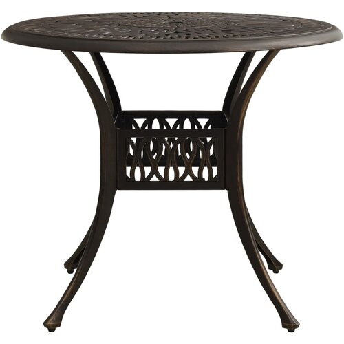  3-dijelni bistro set od lijevanog aluminija brončani Slike