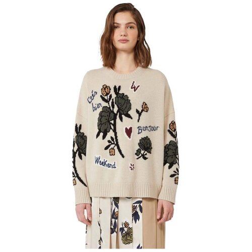 Max Mara Puloverji PAVIDI Bela Slike