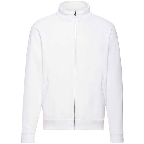 Fruit Of The Loom White Men's Sweat Jacket Cene