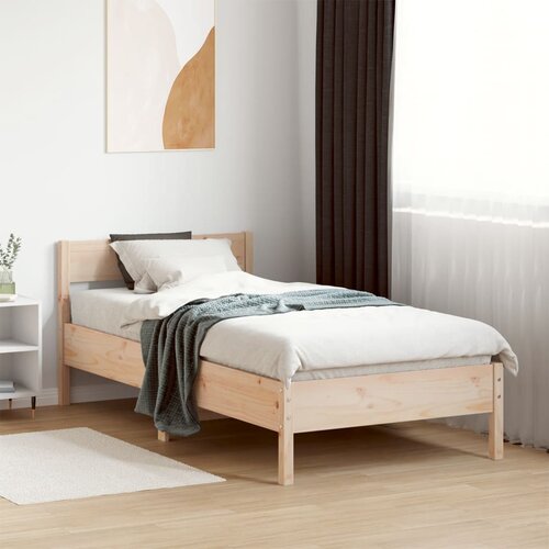 Furnova Posteljni okvir brez vzmetnice 90x190 cm trdna borovina, (21938545) Slike