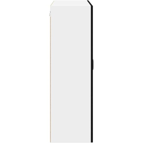  Zidni stakleni ormarić Lucca Crna 80 x 31 x 100 cm Slike