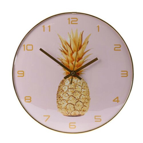 Glass time, zidni sat, staklo, ananas ( 709408 ) Slike