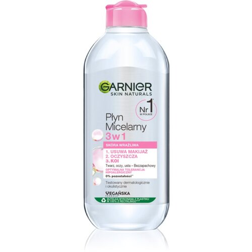 Garnier Skin Naturals micelarna voda za občutljivo kožo 400 ml Slike