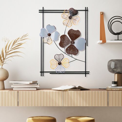 Opviq Zidna dekoracija Weinan 3, 50x70x4 cm, &amp;Scaron;arena Slike