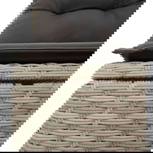 vidaXL 4-dijelni set vrtnih sofa s jastucima od poliratana i bagrem Cene