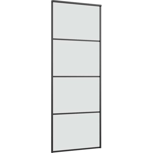  Klizna vrata s priborom 76 x 205 cm od ESG stakla i aluminija Slike