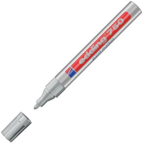 Edding marker z lakom EDE750054 E-750, 2-4 mm, srebrn 10 KOS Slike