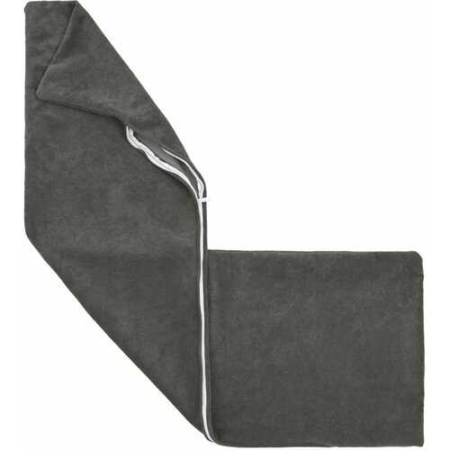  Jastuk s jastukom HEERLEN 2 kom. Antracit Mikrofibra Flis - Antracit 40 x 145 cm 2 Slike