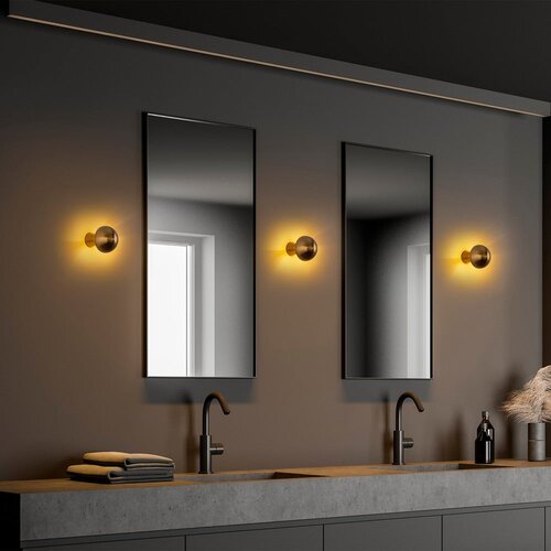 Opviq lights Stenska svetilka v bronasti barvi &amp;oslash; 12 cm Fungal &amp;ndash; Slike