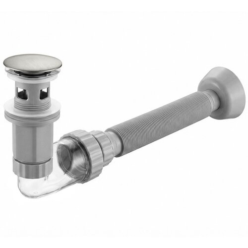 Rea Sifon za umivaonik s click-clack ventilom REA Flow Brush Nickel Cijene