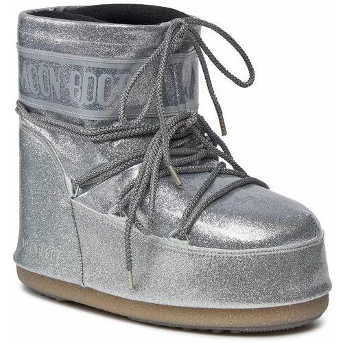 Moon Boot Škornji za sneg Low Glitter 14094400002 Silver 002