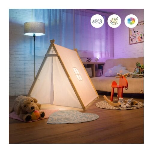  Set od 2 prigu&amp;scaron;ive LED RGBW sijalice A60 E27/9W/230V 2200-6500K Wi-Fi + daljinski upravljač - WiZ Slike
