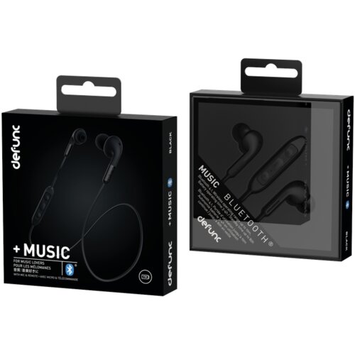 Defunc slu&amp;scaron;alice - bluetooth - earbud plus - music - black Slike