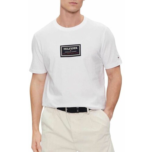 Tommy Hilfiger bela muška majica THMW0MW34391-YBR Slike