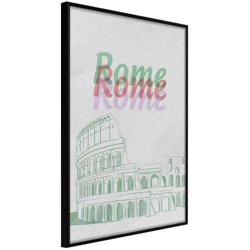  Poster - Pastel Rome 40x60