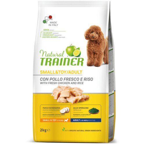 Natural trainer dog small & toy adult piletina i pirinač - 2 kg Cene