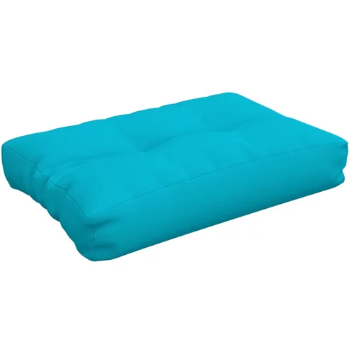 vidaXL jastuk za sofu od paleta tirkizni 60x40x12 cm od tkanine