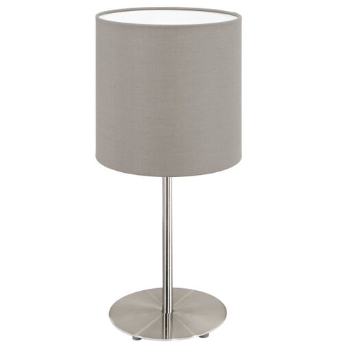 Eglo 54745 - Stona lampa ANADIA 1xE14/40W/230V taupe/mat hrom Slike