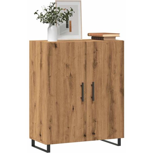 vidaXL Komoda artisan hrast 69,5x34x90 cm inženirski les Cene