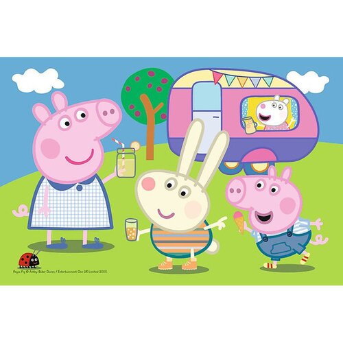 Trefl Peppa Pig: Pepin srečni dan - mini sestavljanka s 54 deli - različne Cene