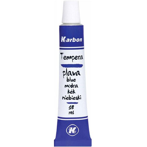 Karbon Tempera barva v tubi, modra, 18 ml Cene