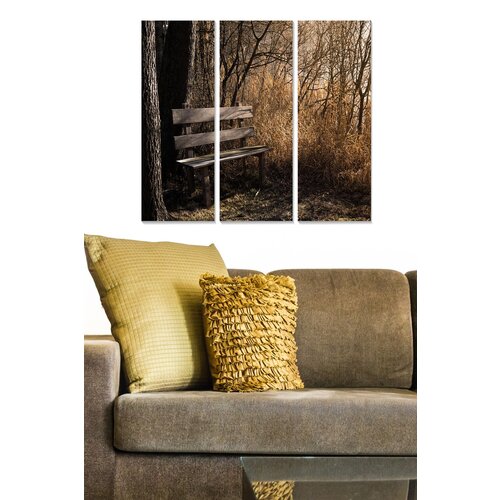 Wallity MDF1190768 multicolor decorative mdf painting (3 pieces) Slike