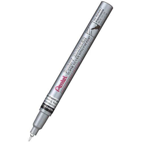 Pentel Paint marker, 0,6 mm, srebrna Cene
