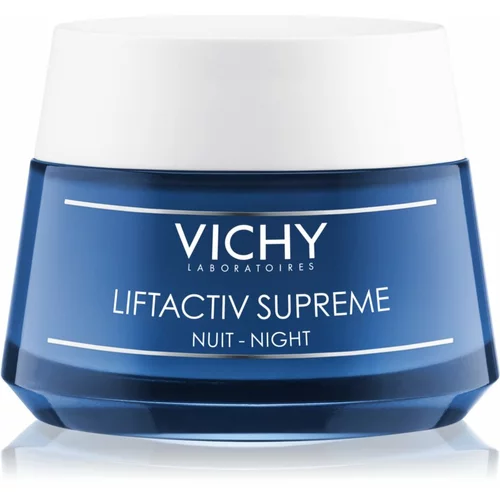 Vichy Liftactiv Supreme nočna krema proti gubam 50 ml za ženske