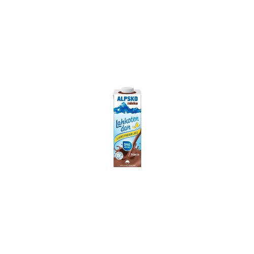 Ljubljanske Mlekarne čokoladno alpsko mleko bez laktoze 1L tetra brik Slike
