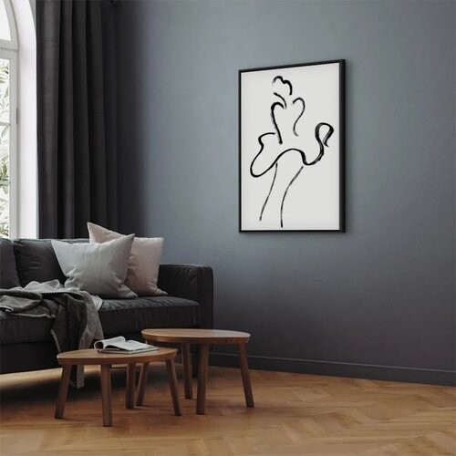  Slika - Marylin (1 Part) Vertical 60x90 U crnom drvenom okviru Slike