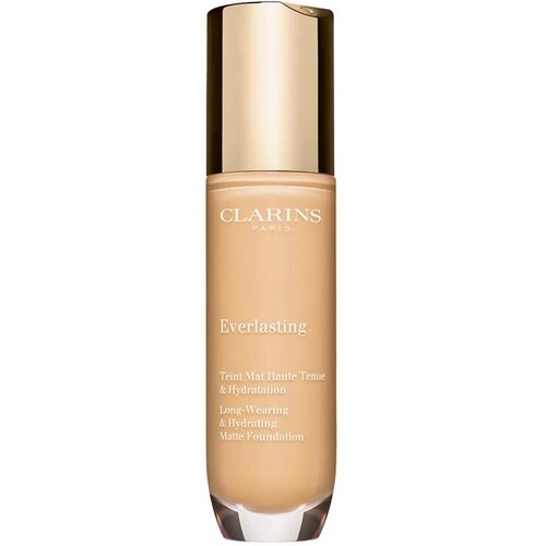 Clarins Everlasting Foundation dolgoobstojen tekoči puder z mat učinkom odtenek 101W - Linen 30 ml Cene