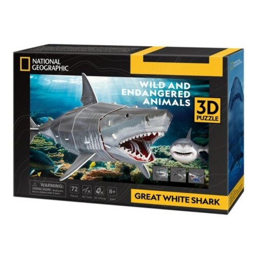 Cubic Fun ds1098h puzzle great white shark ( CBF210984 ) Slike