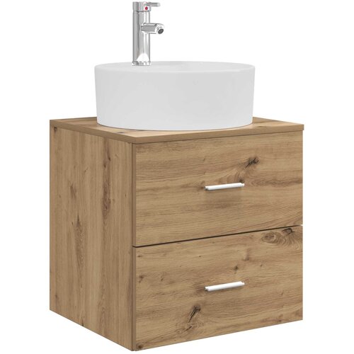 vidaXL Umivalnik s pritrditev na steno Artisan hrast, (5000245368) Cene