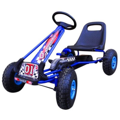  Dječji karting G1 na pedale plavi Slike