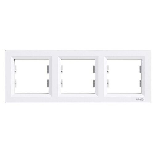 Schneider Electric Asfora Okvir (Bijela, Izvedba serije: 3-struko, Plastika) Slike
