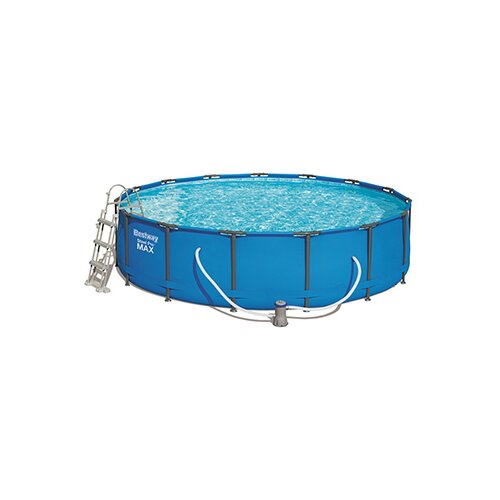 Bestway bazen steel pro MAX™ sa čeličnom konstrukcijom sa kompletnom opremom 457x107cm 56488 Slike