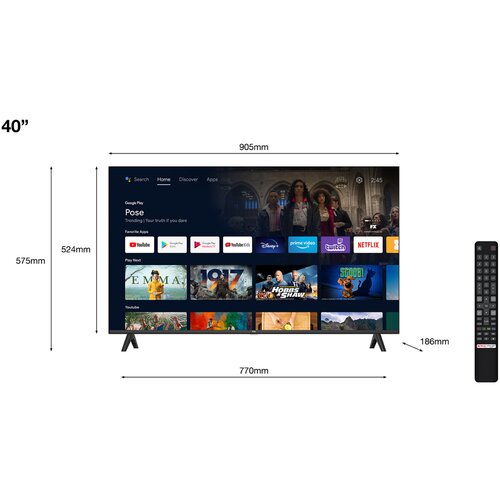 Tcl 40S5403A Full-HD HDR Android TV 100 cm (40&amp;quot;) Slike