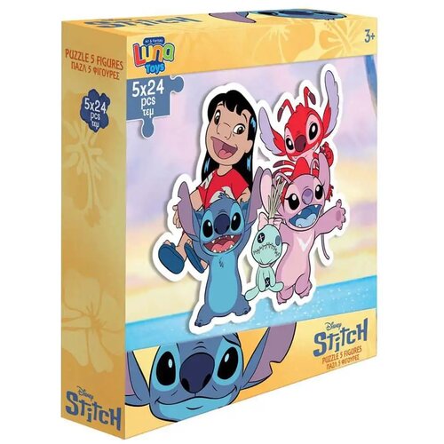 Luna Luna: Disney Stitch liki 5x24-delna sestavljanka Cene