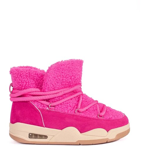 SEASTAR Women's pink snow boots with a thick sole Cene