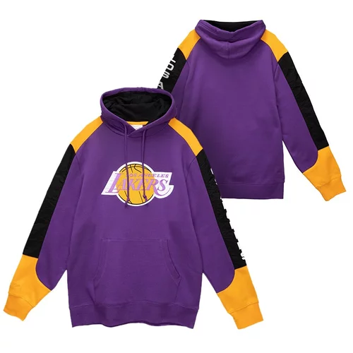Mitchell And Ness muški Los Angeles Lakers Mitchell & Ness Fusion pulover sa kapuljačom