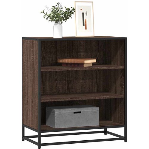 VidaXL Komoda boja hrasta 68x35x76 cm konstruirano drvo i metal Slike