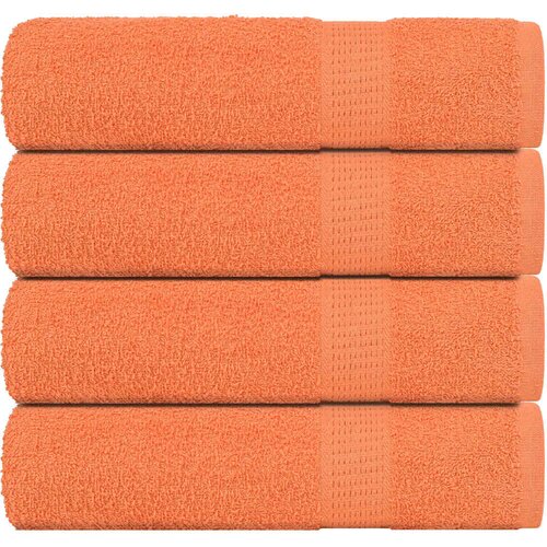 Furnova Kopalne brisače 4 kos oranžna 100x150 cm 360 g/m² 100% bombaž, (21916730) Cene